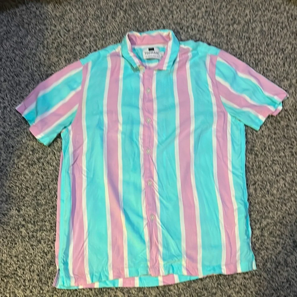 Pastel Striped Shirt. From Topman, Men’s size L .
